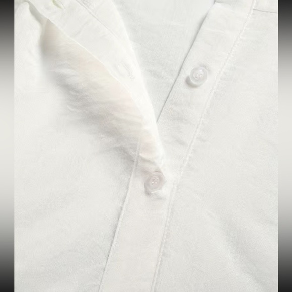 Boho shirred lantern sleeve blouse - Picture 3 of 15